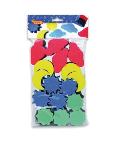 Set d’éponges tampons JOVI – 16 pièces formes assorties