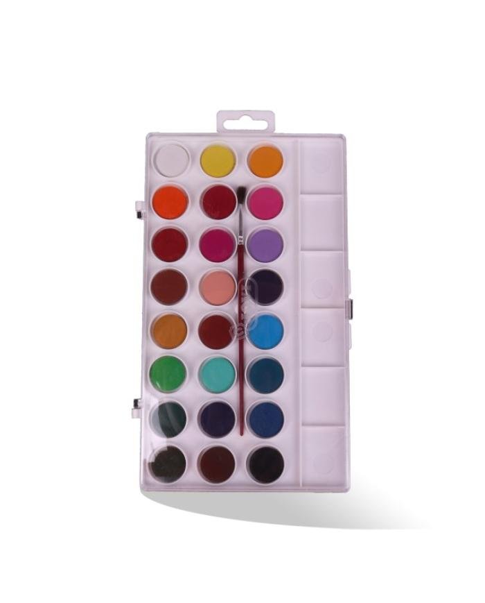 Aquarelle JOVI 24 couleurs avec pinceau