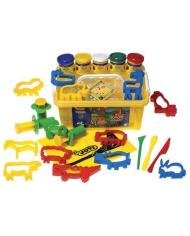 Kit pâte à modeler JOVI Blandiver Animaux 5 couleurs avec accessoires