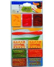 Pâte à modeler JOVI avec accessoires – 6 couleurs