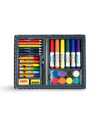 Mallette créative DOART 47 pièces pour dessin et coloriage