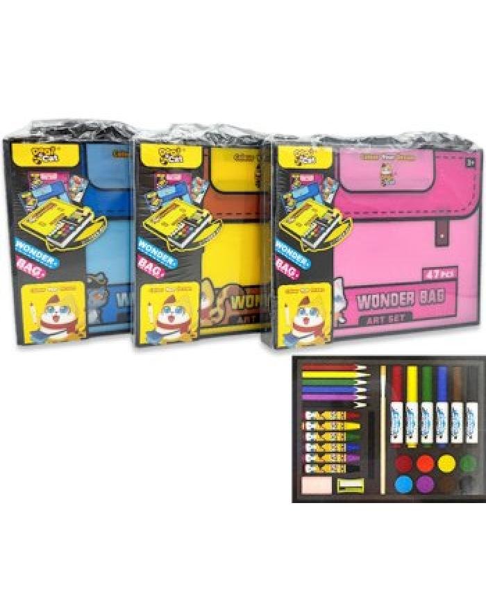 Mallette créative DOART 47 pièces pour dessin et coloriage