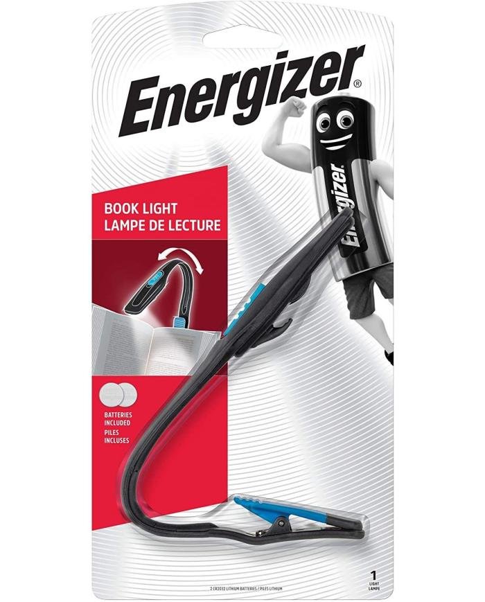 Lampe de lecture LED Energizer Booklite flexible clip