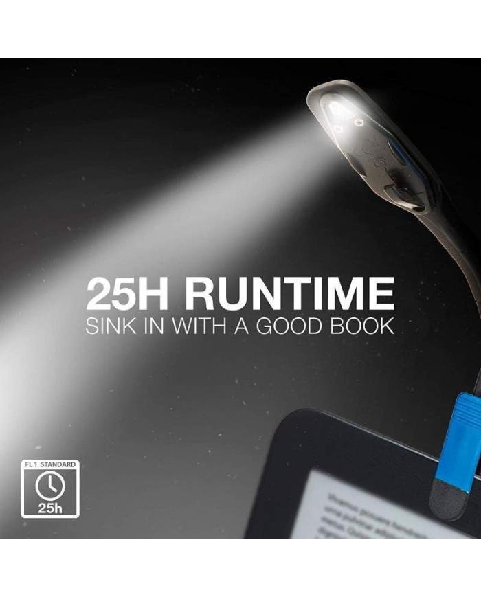 Lampe de lecture LED Energizer Booklite flexible clip