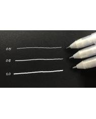Stylo gel blanc Sakura Gelly Roll Classic 08 Medium