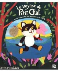 Le voyage de Petit Chat – Livre en tissu à toucher