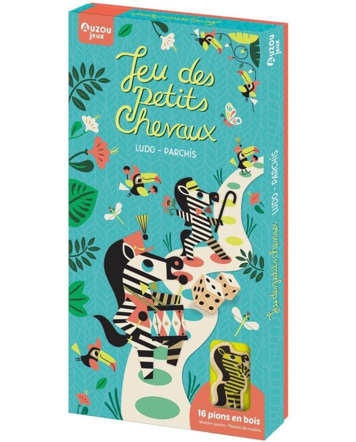 Jeu des petits chevaux dans la savane – Auzou