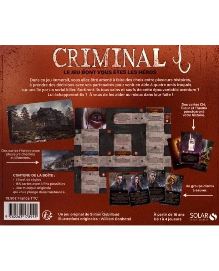 Criminal – Le jeu dont vous êtes les héros