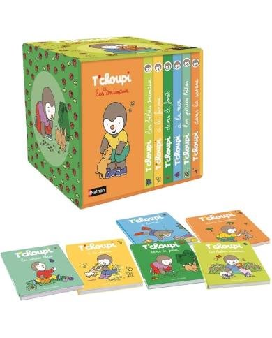 Ma petite bibliothèque – T’choupi et les animaux (coffret 6 livres cartonnés)