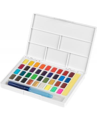 Boîte d’aquarelles Faber-Castell 36 couleurs avec pinceau à réservoir