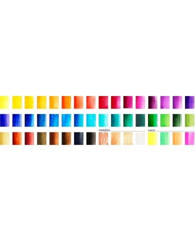 Boîte d’aquarelles Faber-Castell 48 couleurs avec pinceau à réservoir