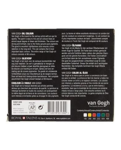 Set de peinture à l’huile Van Gogh Starter 6 x 20 ml – Royal Talens