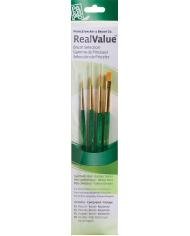 Set de pinceaux Princeton Gold Taklon – 4 pinceaux assortis