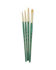 Set de pinceaux Princeton Gold Taklon – 4 pinceaux assortis