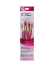 Set de pinceaux Princeton Real Value 9181 Gold Taklon – 4 pinceaux assortis
