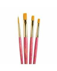 Set de pinceaux Princeton Real Value 9181 Gold Taklon – 4 pinceaux assortis