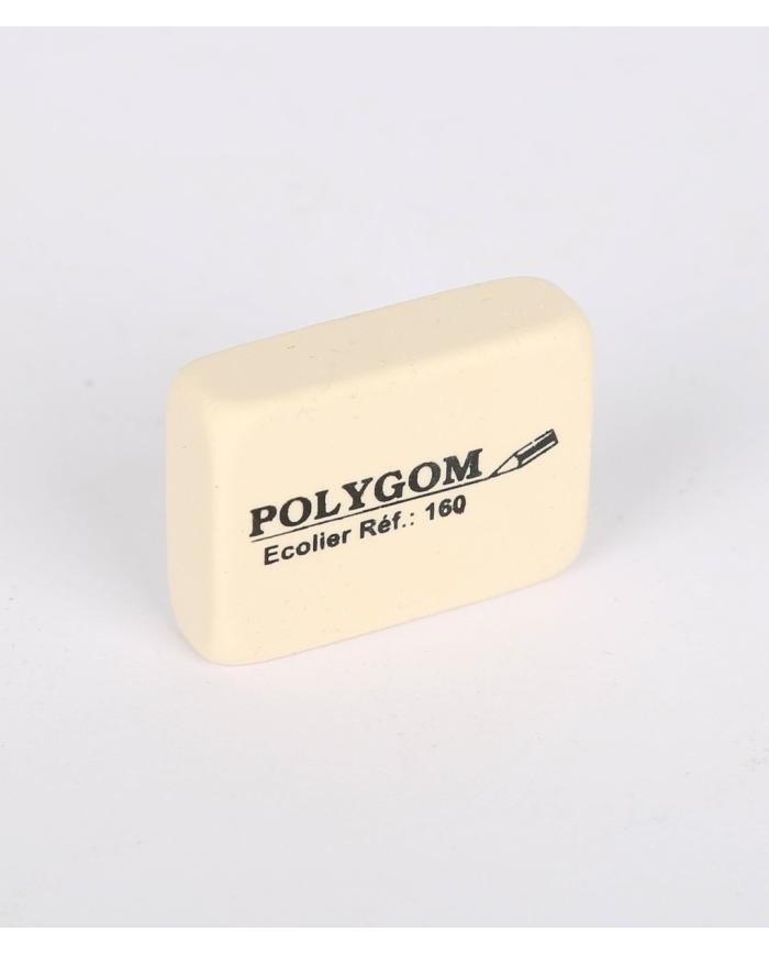 Gomme Polygom 160 Blanche Caoutchouc