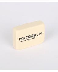 Gomme Polygom 160 Blanche Caoutchouc