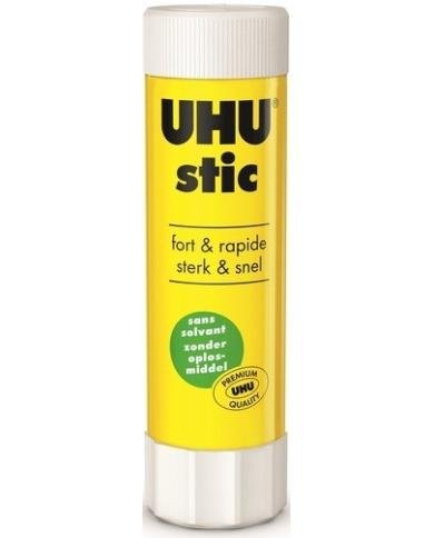 Colle Stick UHU 40 g – Bâton de Colle Solide Sans Solvant