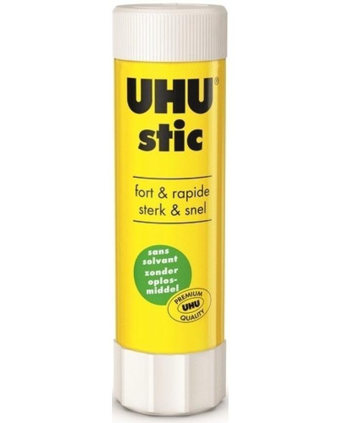 Colle Stick UHU 40 g – Bâton de Colle Solide Sans Solvant
