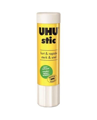 Colle Stick UHU 21 g – Bâton de Colle Solide Sans Solvant