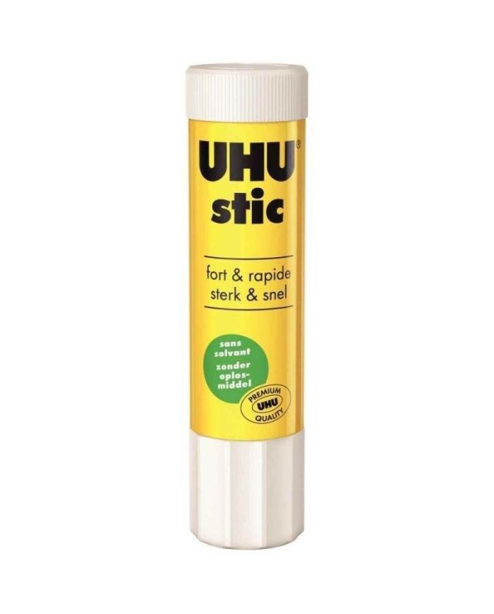 Colle Stick UHU 21 g – Bâton de Colle Solide Sans Solvant
