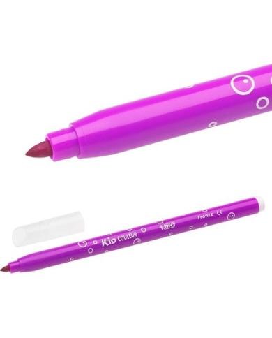 BIC Kids Visa Feutres de Coloriage Lavables Étui de 12 Couleurs