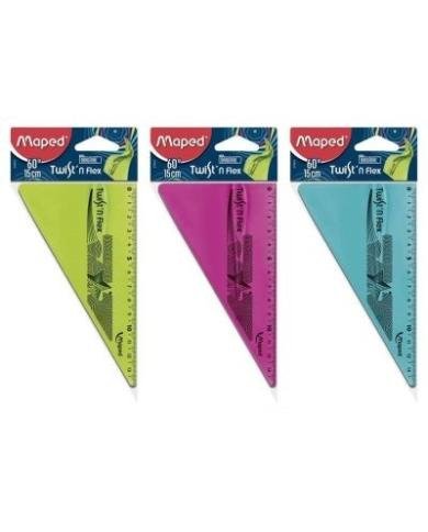 Maped Twist'n Flex Équerre Souple 60° 15 cm