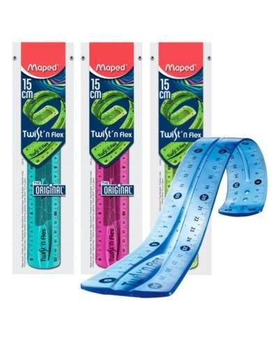 Maped Twist'n Flex Règle Souple 15 cm
