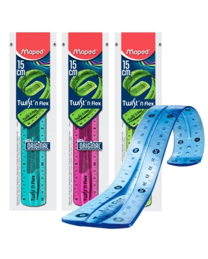 Maped Twist'n Flex Règle Souple 15 cm