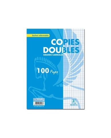 Paquet de Doubles Feuilles Seyès 17 x 22 cm Selecta 100 Pages