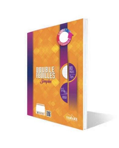 Doubles Feuilles A4 Grand Format 80g Yamama