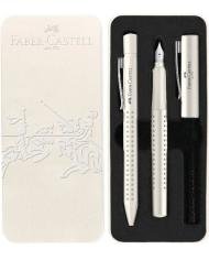 Coffret Écriture Faber-Castell Grip 2010 Harmony Coconut Milk – Stylo-plume M + Stylo-bille