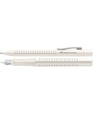 Coffret Écriture Faber-Castell Grip 2010 Harmony Coconut Milk – Stylo-plume M + Stylo-bille
