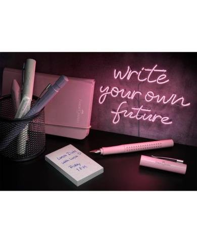 Coffret Écriture Faber-Castell Grip 2010 Harmony Rose Shadows – Stylo-plume M + Stylo-bille