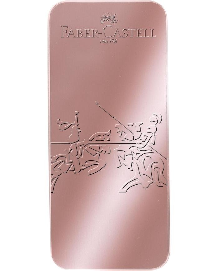 Coffret Écriture Faber-Castell Grip 2011 Pale Rose – Stylo-plume M + Stylo-bille