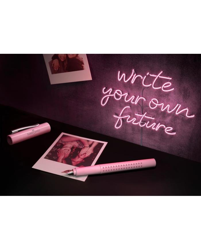 Coffret Écriture Faber-Castell Grip 2011 Pale Rose – Stylo-plume M + Stylo-bille