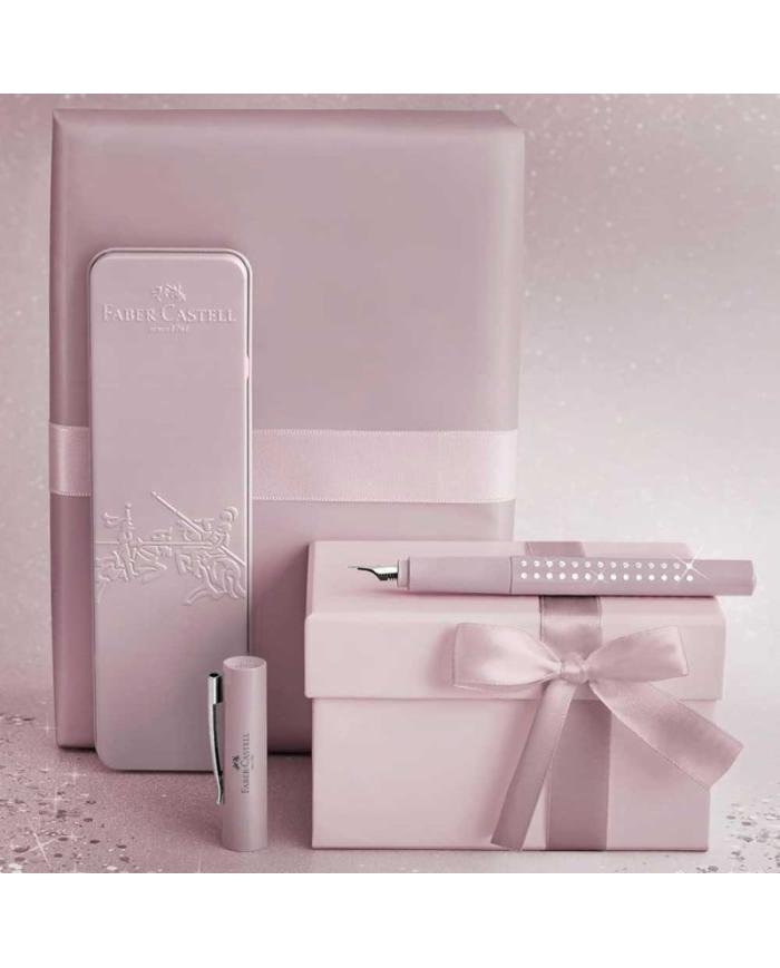 Coffret Écriture Plume Sparkle M Rose Faber-Castell