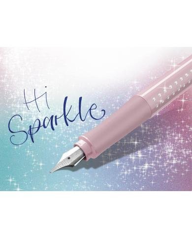 Coffret Écriture Plume Sparkle M Rose Faber-Castell
