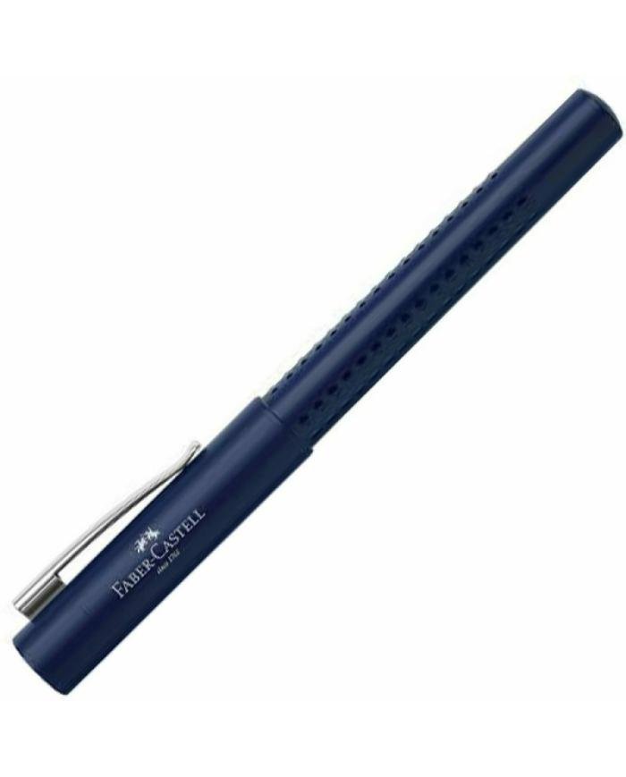Stylo plume Grip 2011 bleu classique – Plume M – Faber-Castell