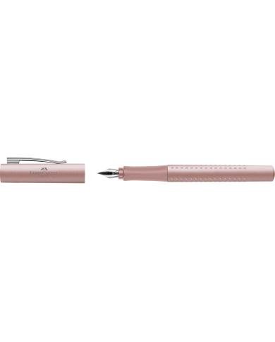 Stylo plume Grip 2011 rose pâle – Plume M – Faber-Castell