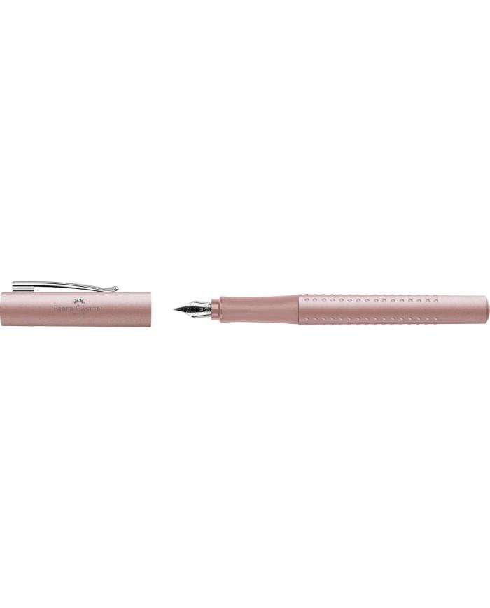 Stylo plume Grip 2011 rose pâle – Plume M – Faber-Castell