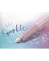 Stylo plume Sparkle violet – Plume moyenne (M) – Faber-Castell