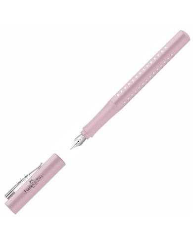 Stylo plume Sparkle rose – Plume moyenne (M) – Faber-Castell
