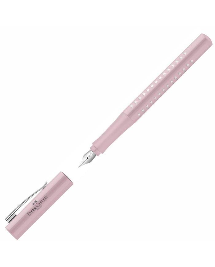 Stylo plume Sparkle rose – Plume moyenne (M) – Faber-Castell