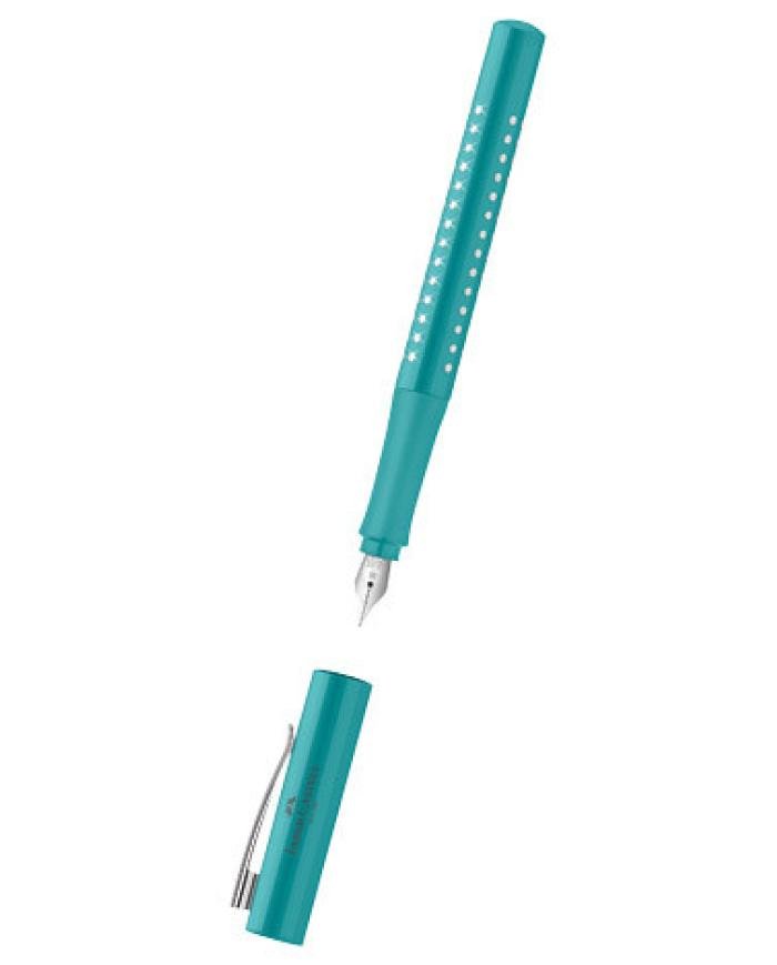 Stylo plume Sparkle bleu – Plume moyenne (M) – Faber-Castell