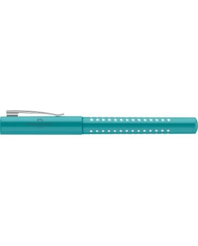 Stylo plume Sparkle bleu – Plume moyenne (M) – Faber-Castell