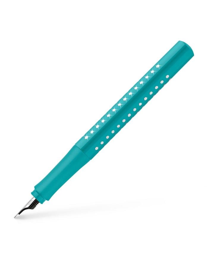 Stylo plume Sparkle bleu – Plume moyenne (M) – Faber-Castell