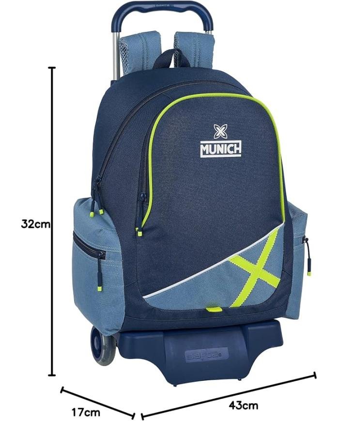 Sac à dos avec chariot 905 Munich Lima – SAFTA