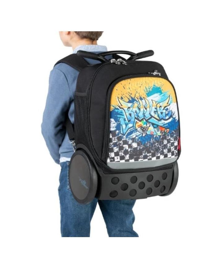 Sac A dos scolaire trolley ROLLER UP Super Girl